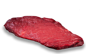 Rohes Flank Steak mit l�nglicher Form