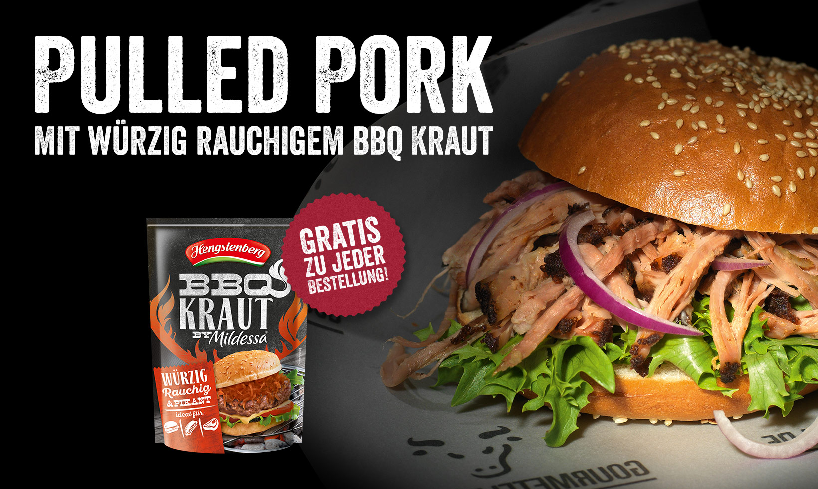 Hengstenberg Pulled Pork Kraut mit rauchigen BBQ