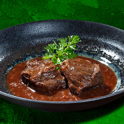 Rinderbckchen in Rotweinsauce