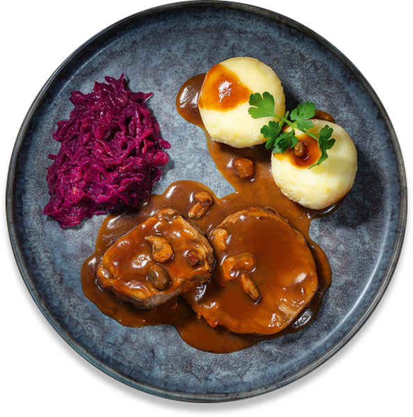 Sauerbraten in Rosinensauce