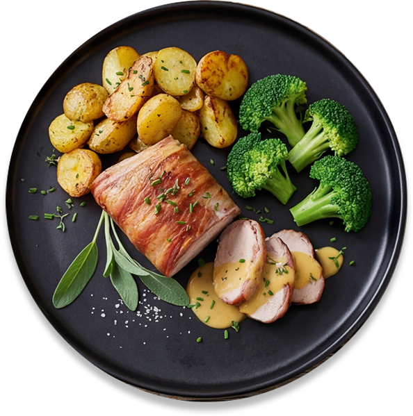 H�hnchenbrustfilet im Speckmantel