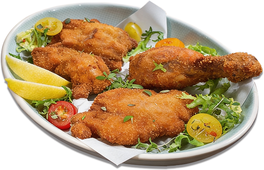 1/2 Wiener Backhendl 3er Cut
