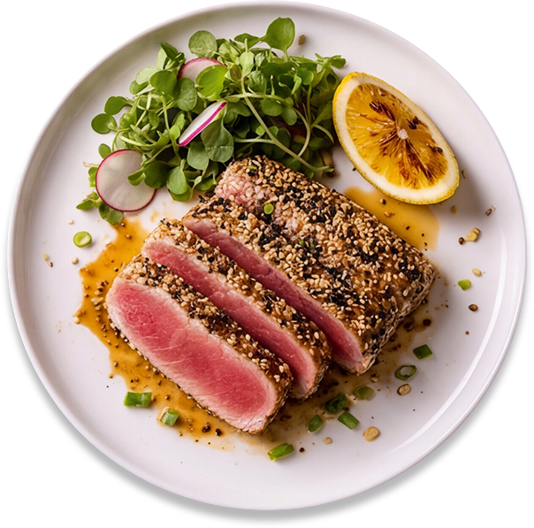 Thunfischfilet-Steaks