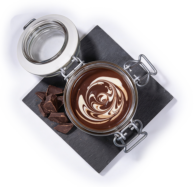 Trilogie von Mousse au Chocolate