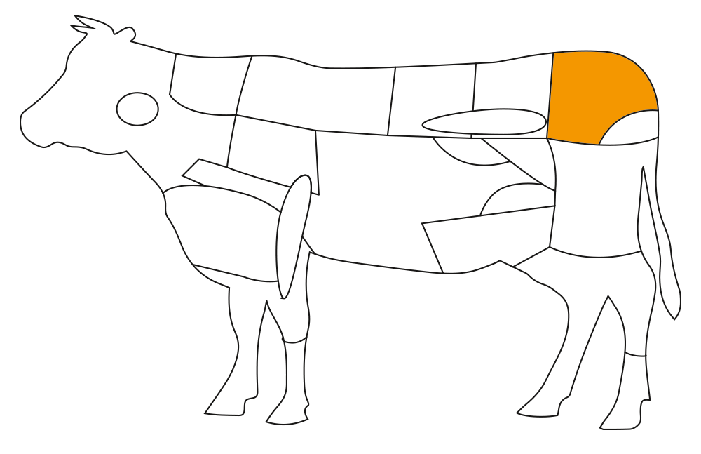 Teilst�ck vom Rind: Steakh�fte