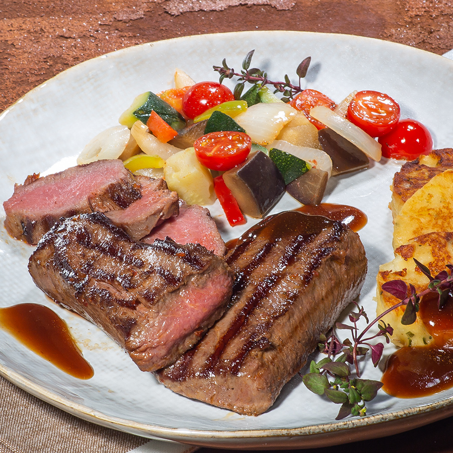 Bild 2 - Irischer Lammr�cken (Sous vide) in Kr�uterbuttermarinade