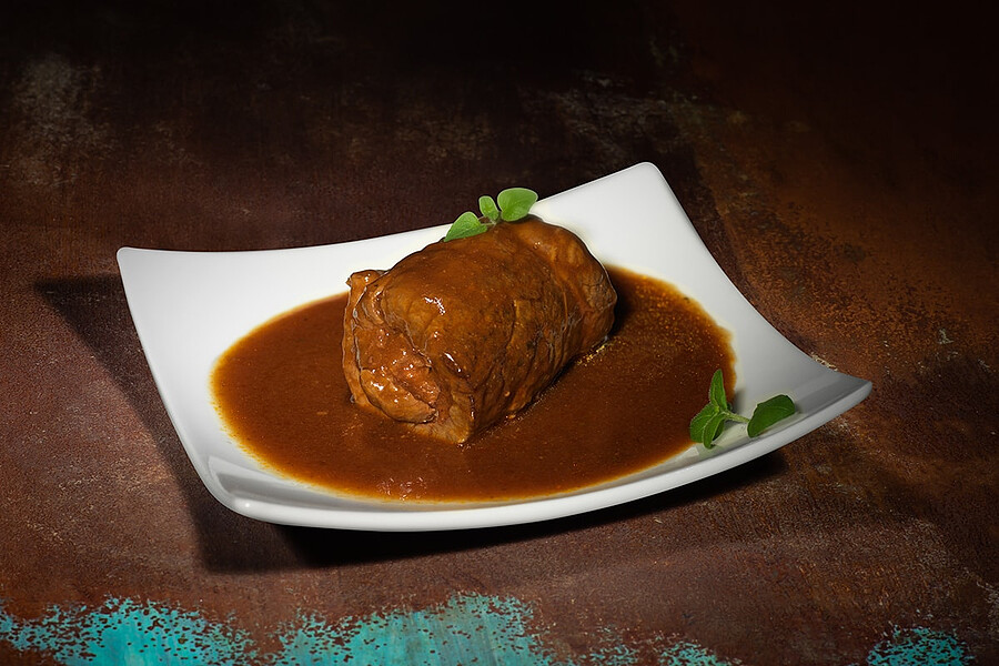 Bild 1 - Zarte Rinderroulade in Rotweinsauce