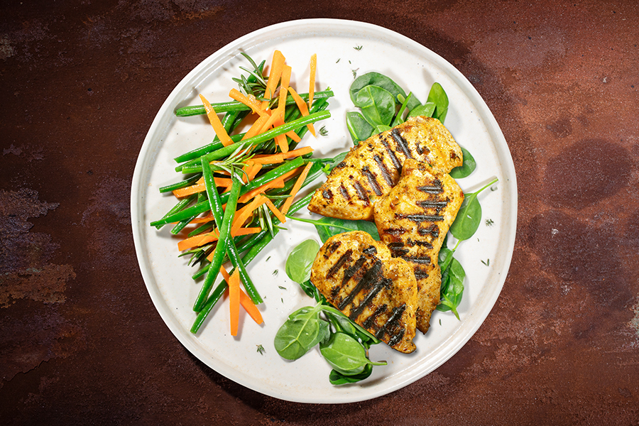 Bild 1 - BBQ H�HNCHENBRUST CURRY