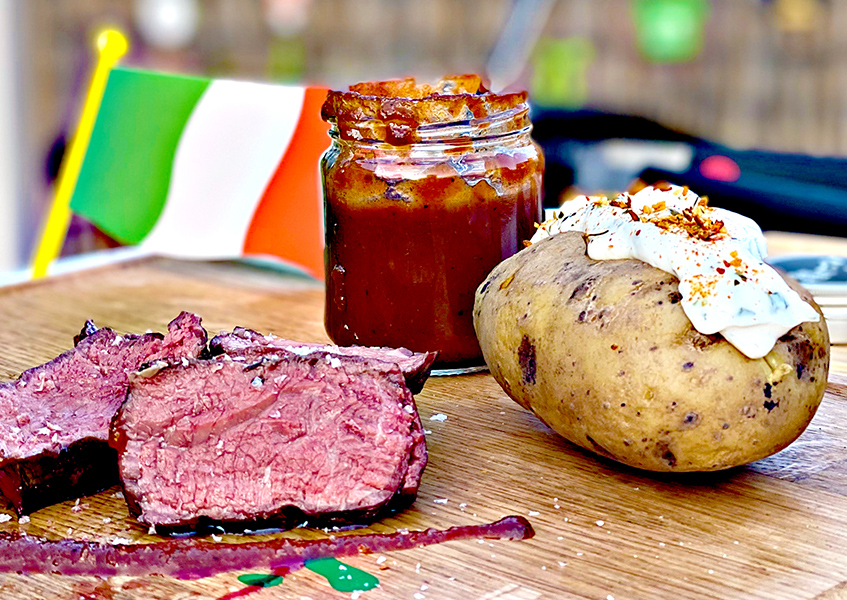 Bild 1 - Irish Angus Filet mit Whiskeysauce und Kartoffeln