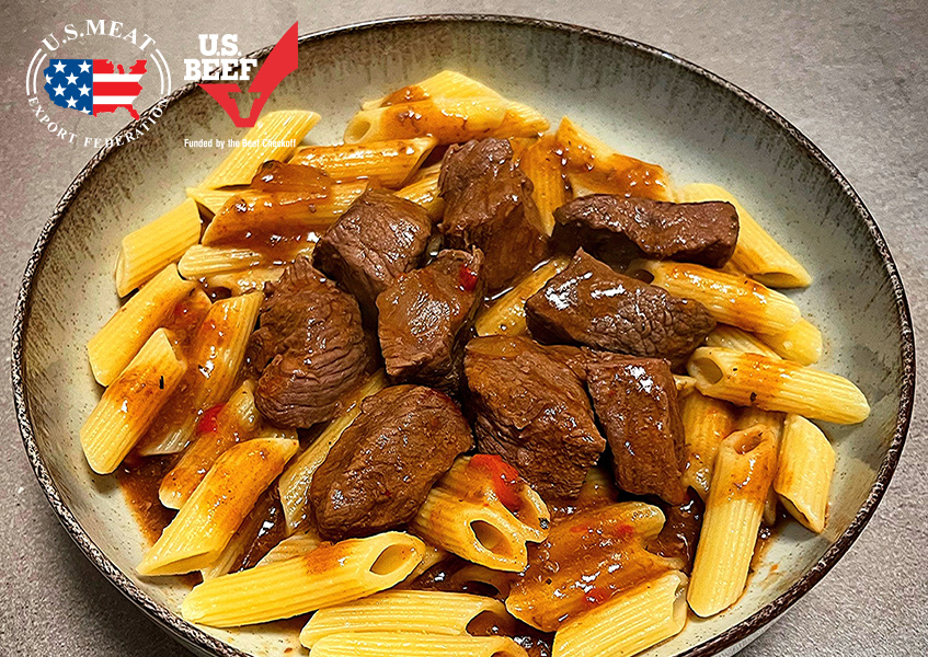 Bild 1 - American Gulasch mit Pasta
