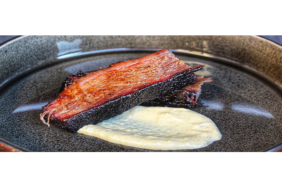 Bild 1 - Beef Brisket mit Spiegelei-Mayo