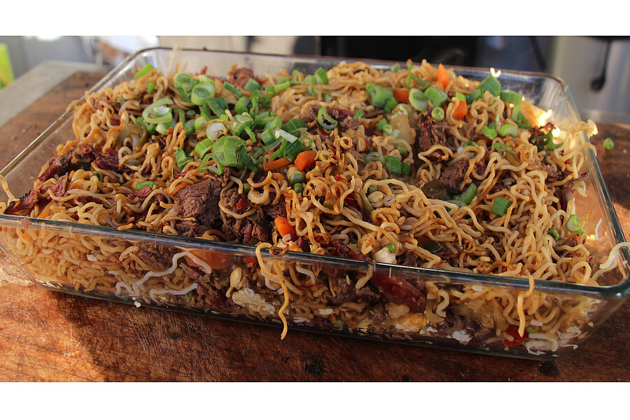 Bild 1 - Pulled Beef Asia Rindfleisch Nudeln