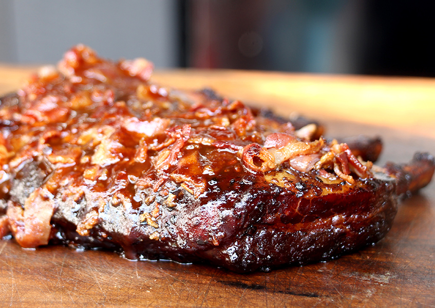 Bild 1 - St. Louis Ribs mit Bacon-Zwiebel-Kruste