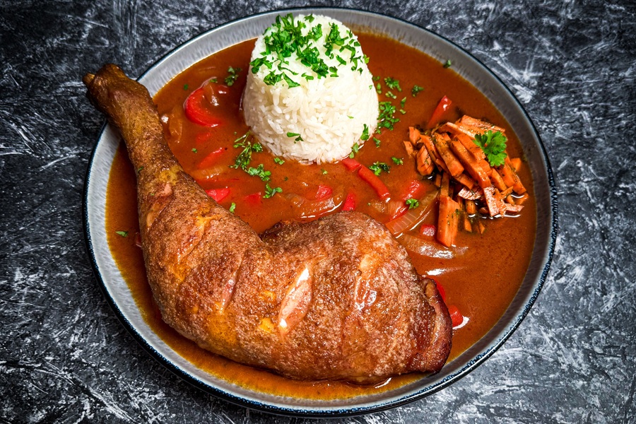 Bild 1 - H�hnchenkeulen 'P�rigord' vom Grill