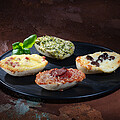 Mini Pizza Snack Box [4 Stck, 4fach sortiert