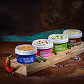 Steakbutter Set mit Wildeichenholzbrett