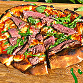 Bison Flank Steak Pizza