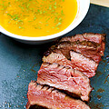 American-Hanging Tender mit Cowboy Butter