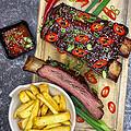 US Short Lion Ribs Asia Style