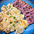 US-Rumpsteak mit Cream Cheese Cheddar Tortellini