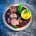 Lammkarree mit Kartoffelkn�deln