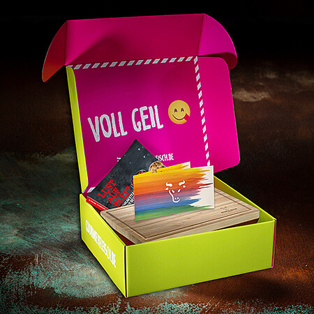 Gourmetfleisch Geschenkbox mit Steakbrett