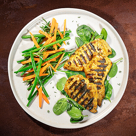 BBQ H�HNCHENBRUST CURRY