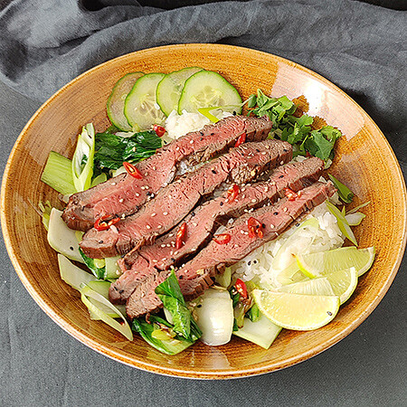 US Flank Steak Bowl
