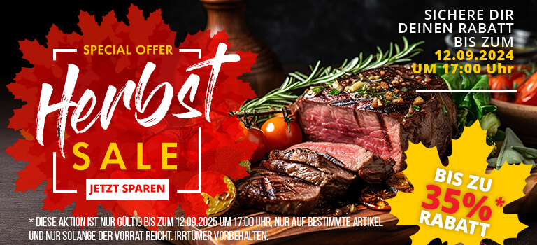 Herbstsale - Jetzt bis zu 35% Rabatt sichern!