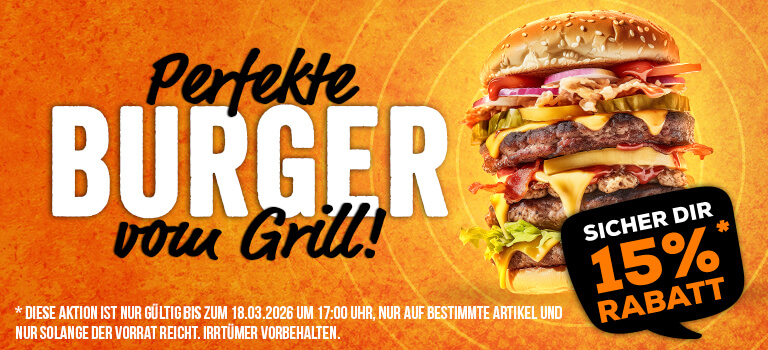 15% auf Burger - Jetzt zugreifen