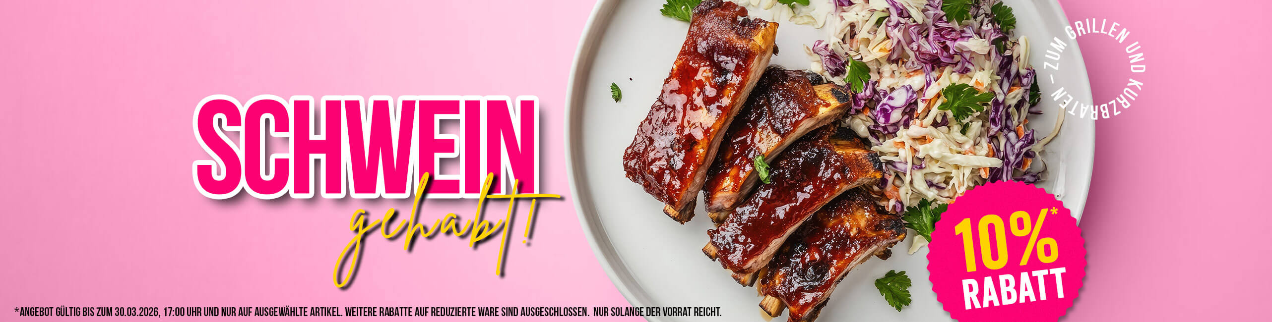 Schwein gehabt - Jetzt sparen