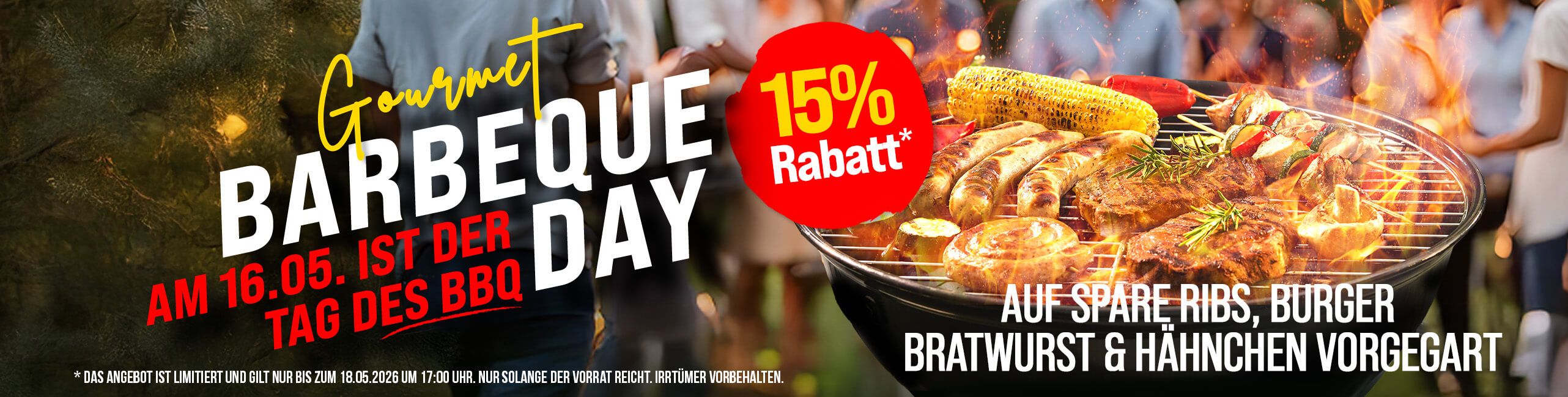 BBQ Angebote entdecken und jetzt 15% Rabatt sichern!