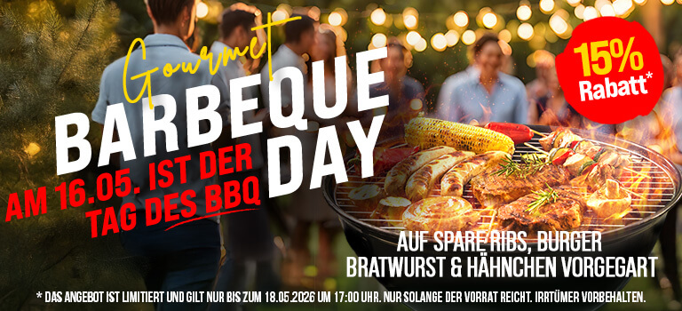 BBQ Angebote entdecken und jetzt 15% Rabatt sichern!