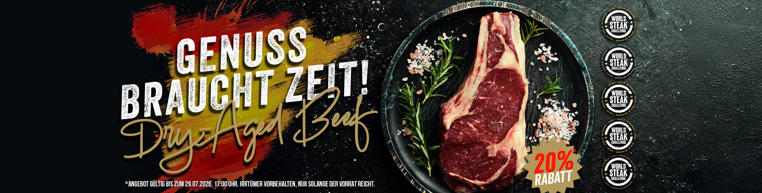 20% Rabatt auf Galicien Beef
