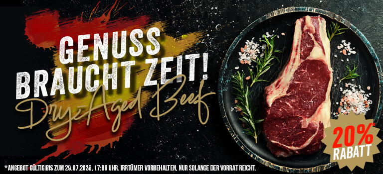20% Rabatt auf Galicien Beef